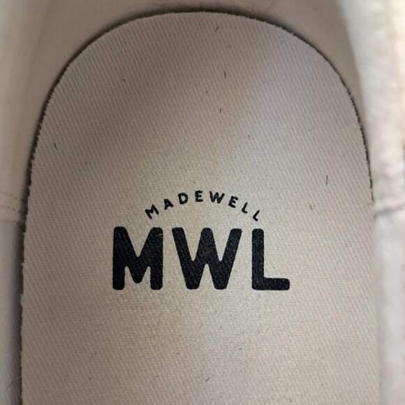 MADEWELL Sidewalk Slip-On Sneakers Splatter Painted Calf Hair Unisex Casual - Picture 12 of 13